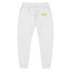 Unisex Fleece Sweatpants Yellow 412