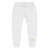 Unisex Fleece Sweatpants Yellow 724