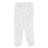 Unisex Fleece Sweatpants Yellow 412