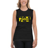 Unisex Muscle Shirt 724 Yellow