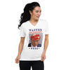 Unisex V-Neck Tee Certified Felon Trump Mugshot