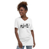 Unisex Short Sleeve V-Neck T-Shirt 724