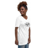 Unisex Short Sleeve V-Neck T-Shirt 412