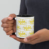 Mug with Color Inside Yellow 412