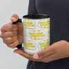 Mug with Color Inside Yellow 412