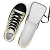 Women’s High Top Canvas Shoes Yellow 412