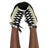 Women’s High Top Canvas Shoes Yellow 412