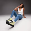 Women’s High Top Canvas Shoes Yellow 724