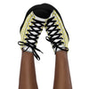 Women’s High Top Canvas Shoes Yellow 724