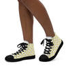 Women’s High Top Canvas Shoes Yellow 412