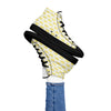 Women’s High Top Canvas Shoes Yellow 412