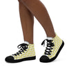 Women’s High Top Canvas Shoes Yellow 724