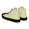 Women’s High Top Canvas Shoes Yellow 724