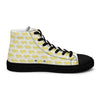 Women’s High Top Canvas Shoes Yellow 412