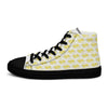 Women’s High Top Canvas Shoes Yellow 412