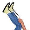 Women’s High Top Canvas Shoes Yellow 724