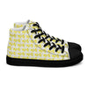 Women’s High Top Canvas Shoes Yellow 724