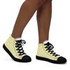 Women’s High Top Canvas Shoes Yellow 724