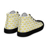 Women’s High Top Canvas Shoes Yellow 412