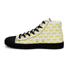 Women’s High Top Canvas Shoes Yellow 412