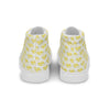 Women’s High Top Canvas Shoes Yellow 412