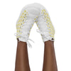 Women’s High Top Canvas Shoes Yellow 412