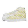 Women’s High Top Canvas Shoes Yellow 412