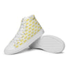 Women’s High Top Canvas Shoes Yellow 412