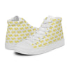 Women’s High Top Canvas Shoes Yellow 412