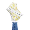 Women’s High Top Canvas Shoes Yellow 412