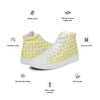 Women’s High Top Canvas Shoes Yellow 724