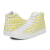 Women’s High Top Canvas Shoes Yellow 724