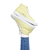 Women’s High Top Canvas Shoes Yellow 724