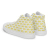 Women’s High Top Canvas Shoes Yellow 412