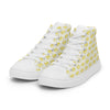 Women’s High Top Canvas Shoes Yellow 412