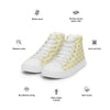 Women’s High Top Canvas Shoes Yellow 412