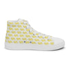 Women’s High Top Canvas Shoes Yellow 412