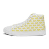 Women’s High Top Canvas Shoes Yellow 412