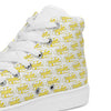 Women’s High Top Canvas Shoes Yellow 412