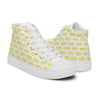 Women’s High Top Canvas Shoes Yellow 412