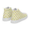 Women’s High Top Canvas Shoes Yellow 412