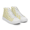 Women’s High Top Canvas Shoes Yellow 412