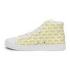 Women’s High Top Canvas Shoes Yellow 412