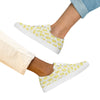 Women’s Lace-Up Canvas Shoes Yellow 412