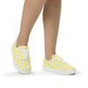 Women’s Lace-Up Canvas Shoes Yellow 724