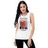 Ladies’ Muscle Tank Certified Felon Trump Mugshot