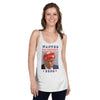 Women's Racerback Tank Top Certified Felon Trump Mugshot