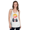 Women's Racerback Tank Top Certified Felon Trump Tie