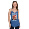 Women's Racerback Tank Top Certified Felon Trump Mugshot