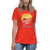 Women's Relaxed T-Shirt Certified Felon Trump Hair